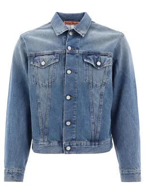 Acne Studios Buttoned Long-Sleeved Denim Jacket