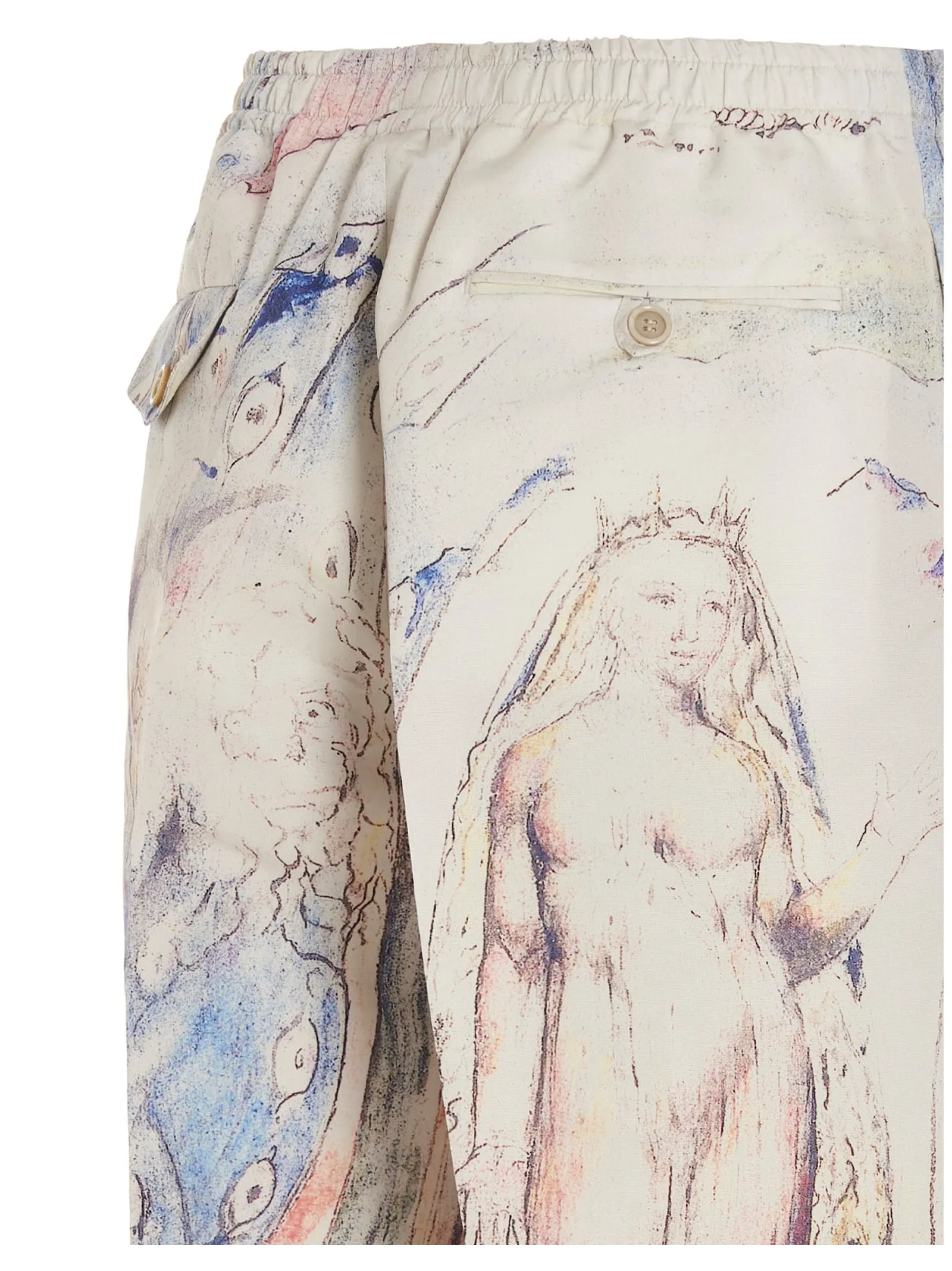 Alexander McQueen Allover Printed Chino Shorts
