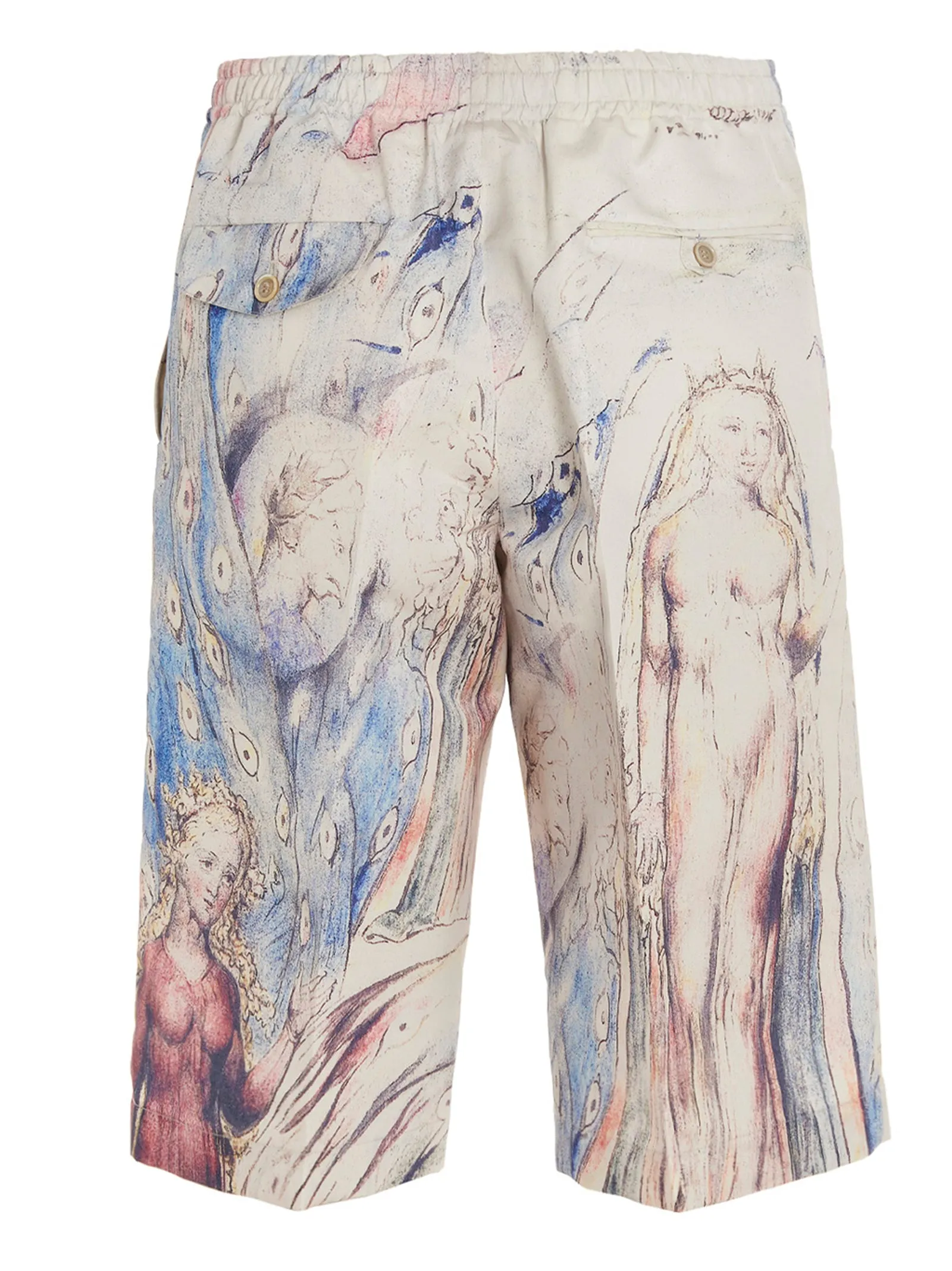 Alexander McQueen Allover Printed Chino Shorts