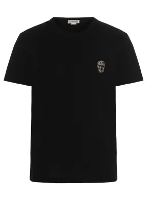Alexander McQueen Embellished Skull T-Shirt