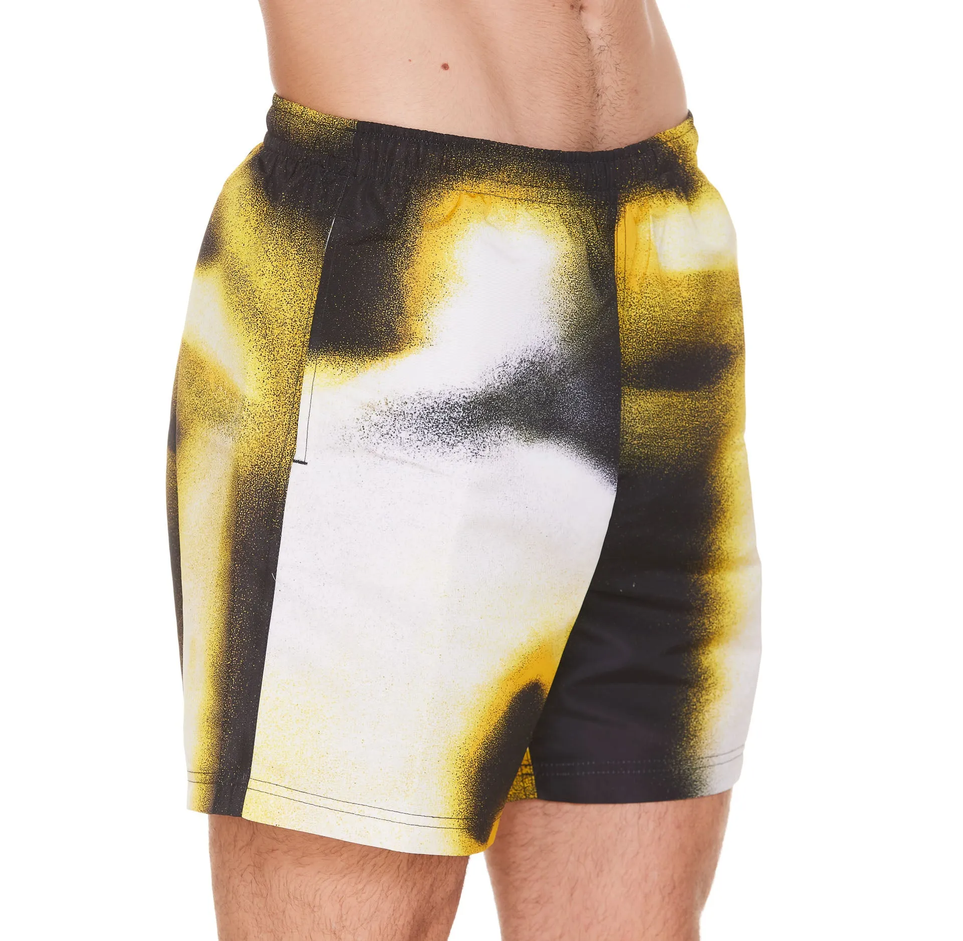 Alexander McQueen Graphic Printed Straight Leg Shorts