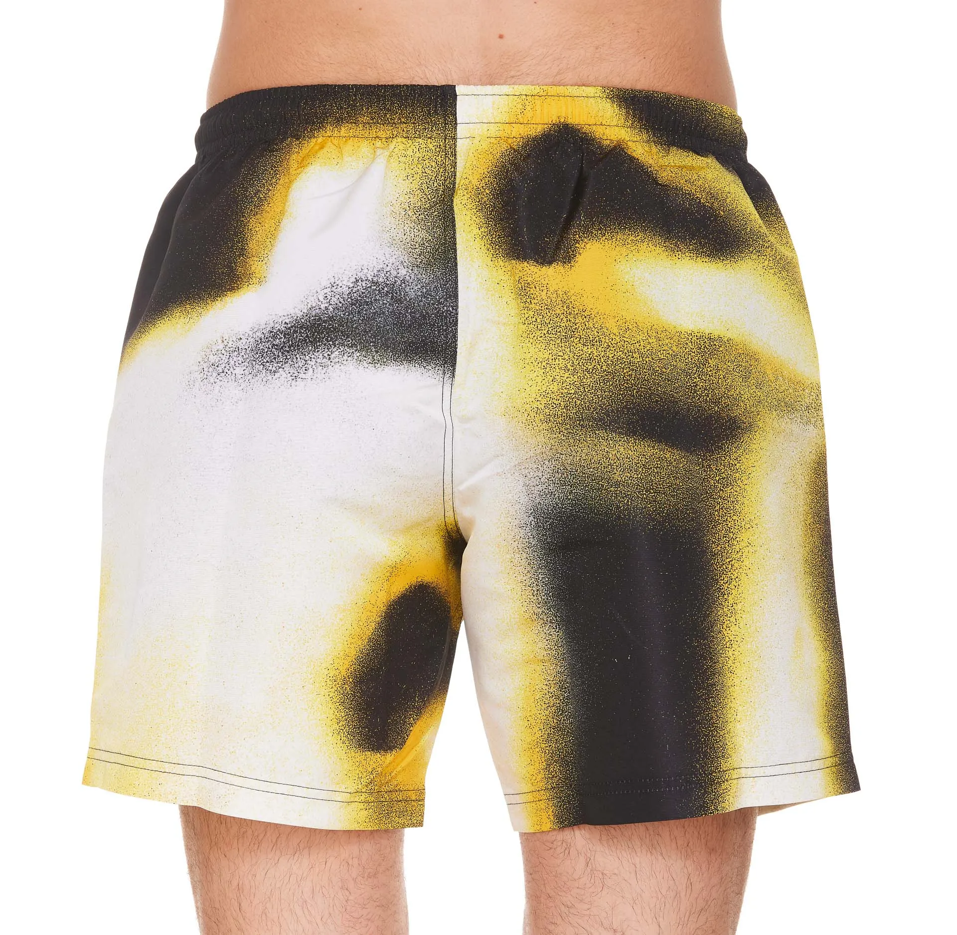Alexander McQueen Graphic Printed Straight Leg Shorts