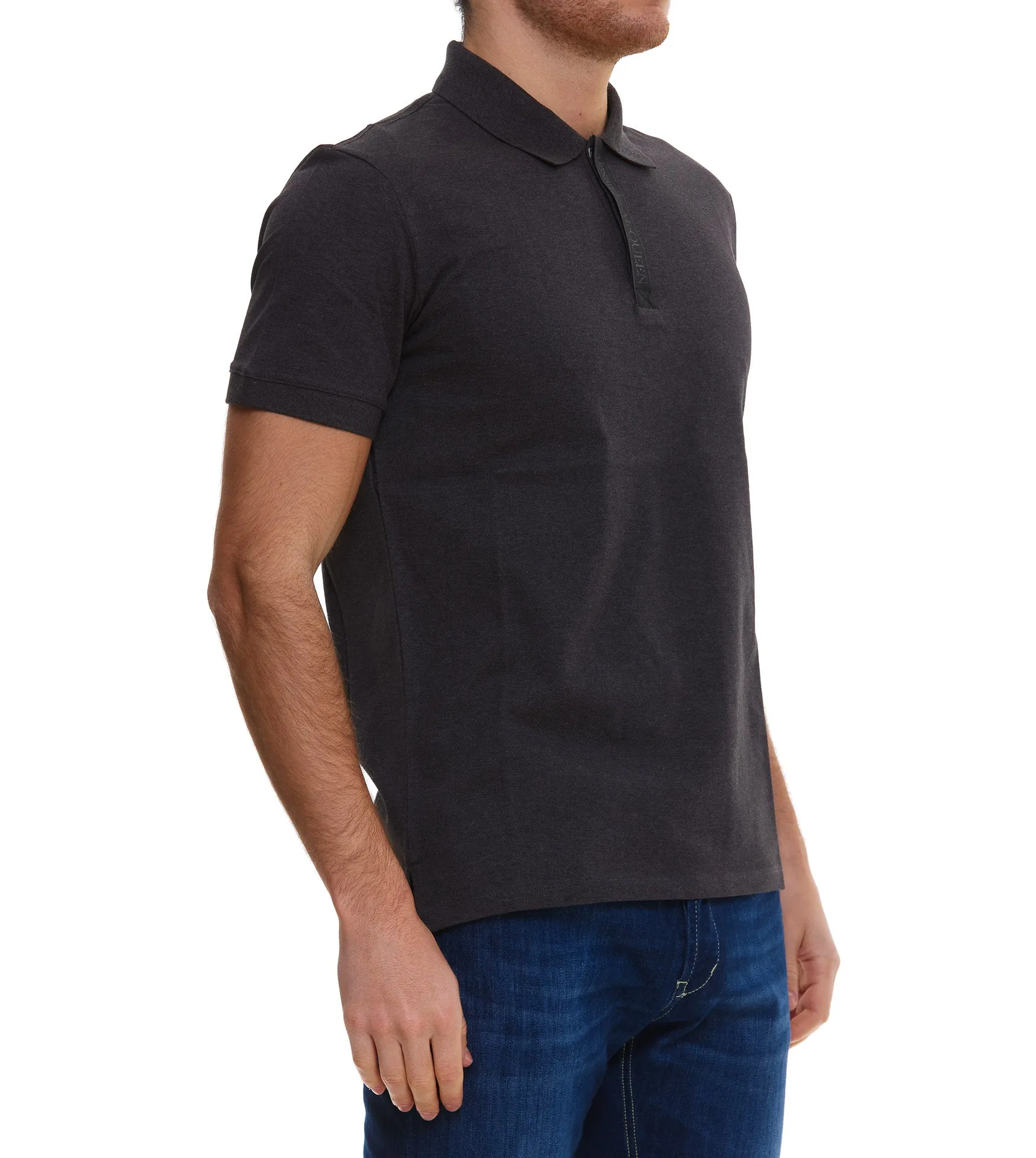 Alexander McQueen Logo Detail Short-Sleeved Polo Shirt