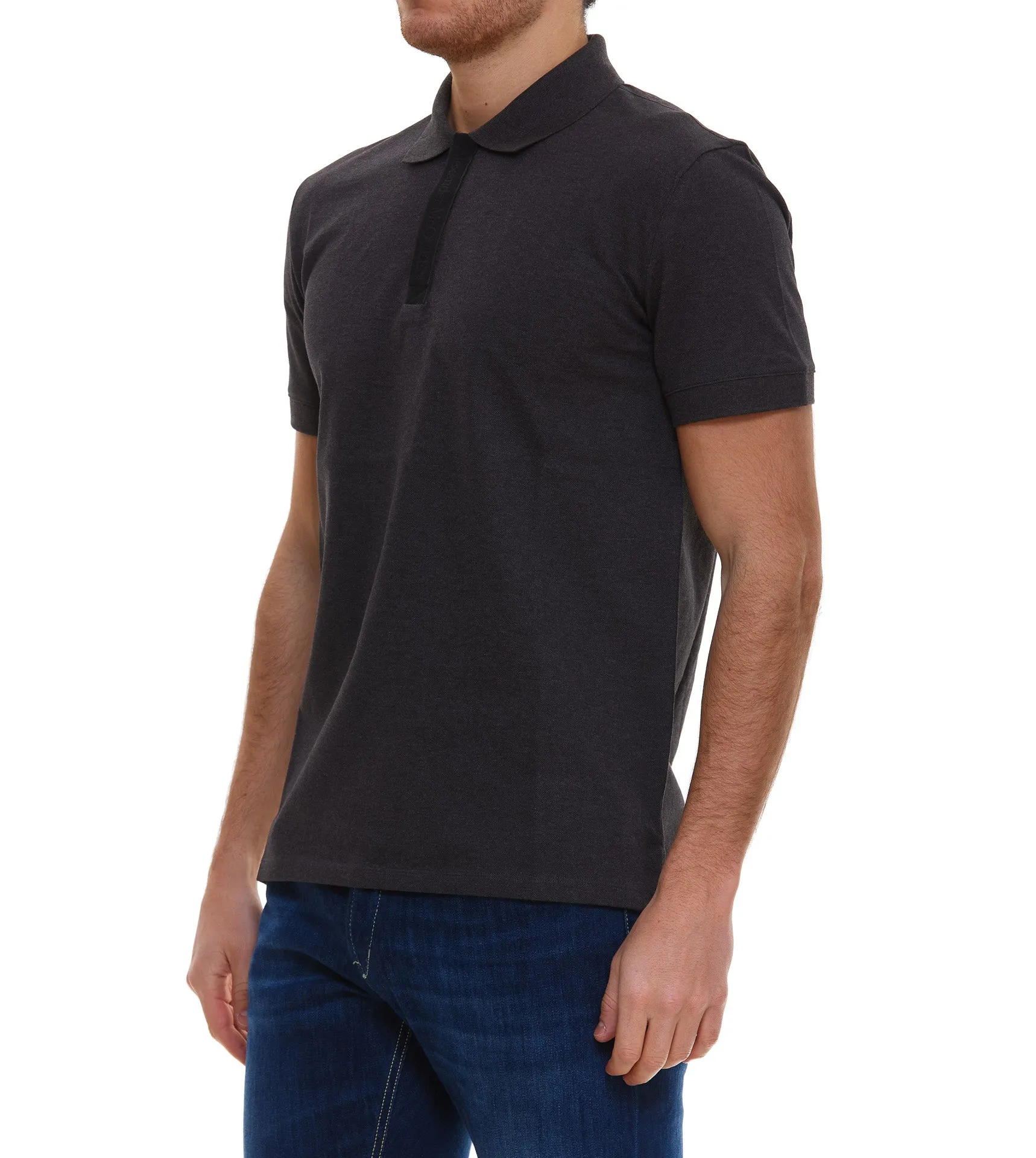 Alexander McQueen Logo Detail Short-Sleeved Polo Shirt