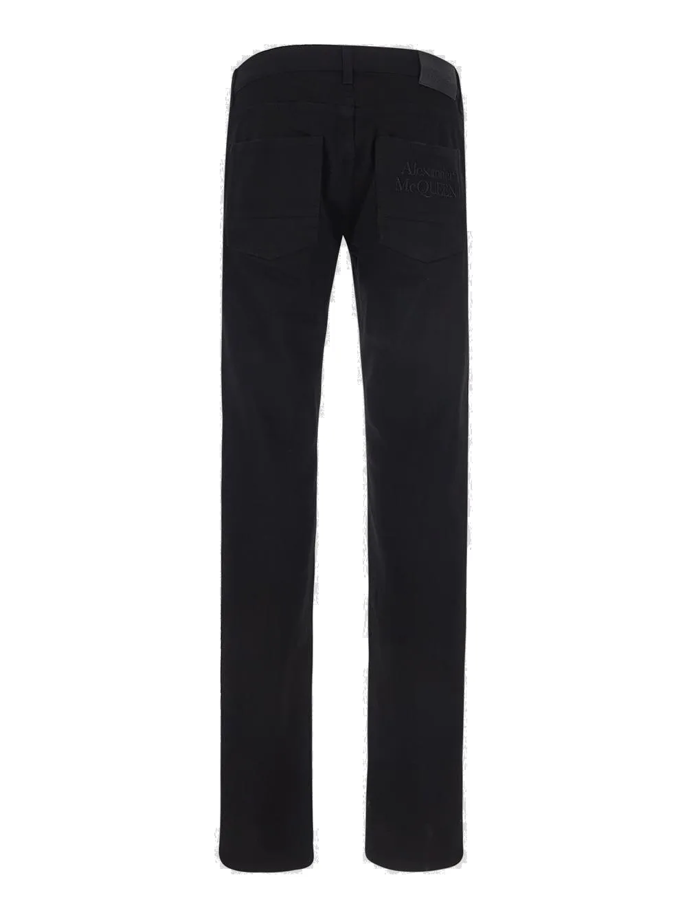 Alexander McQueen Logo Embroidered Jeans