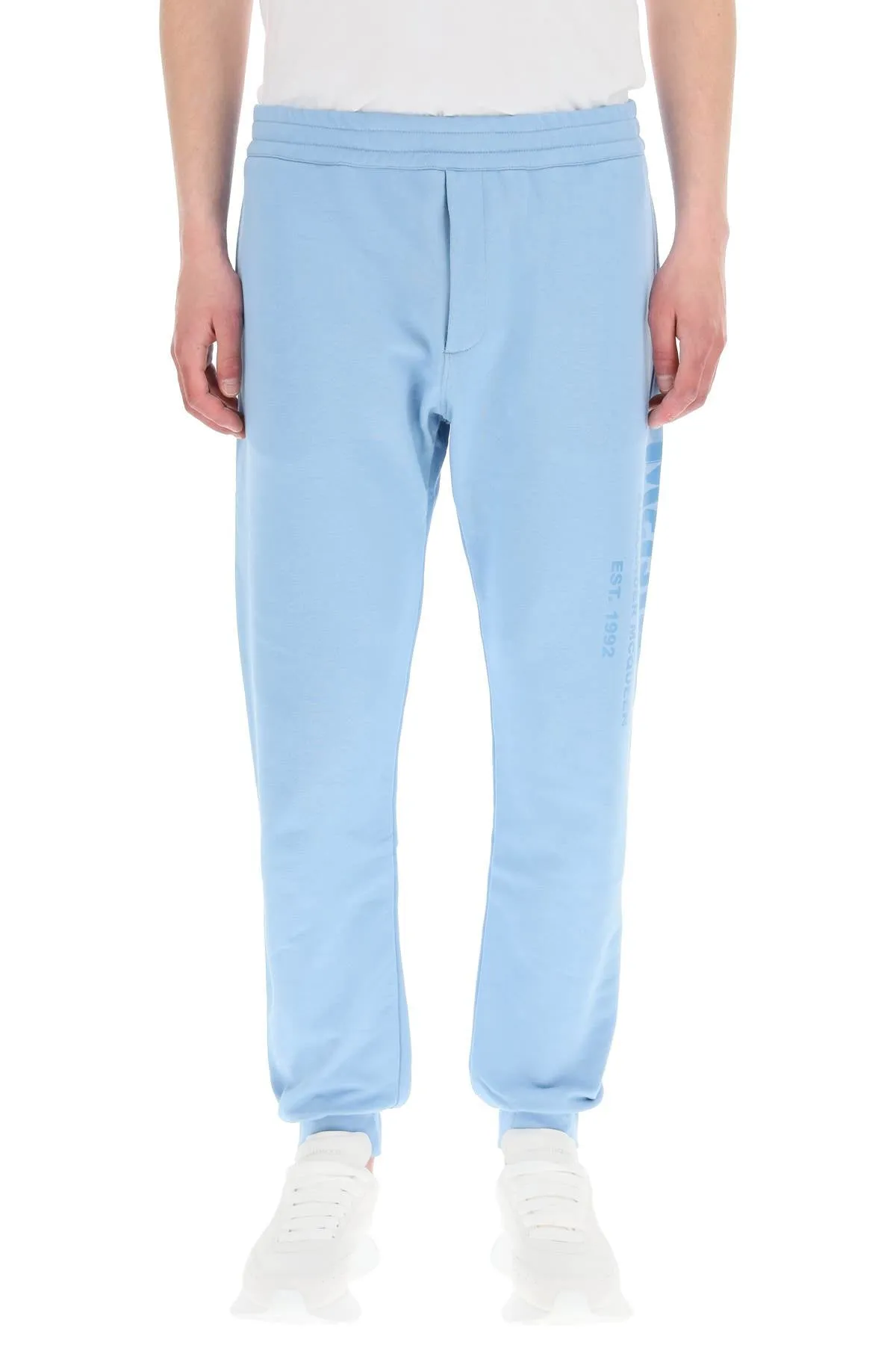 Alexander McQueen Logo Print Jogging Pants
