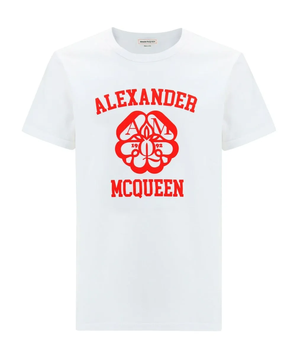 Alexander McQueen Logo Printed T-Shirt