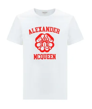Alexander McQueen Logo Printed T-Shirt