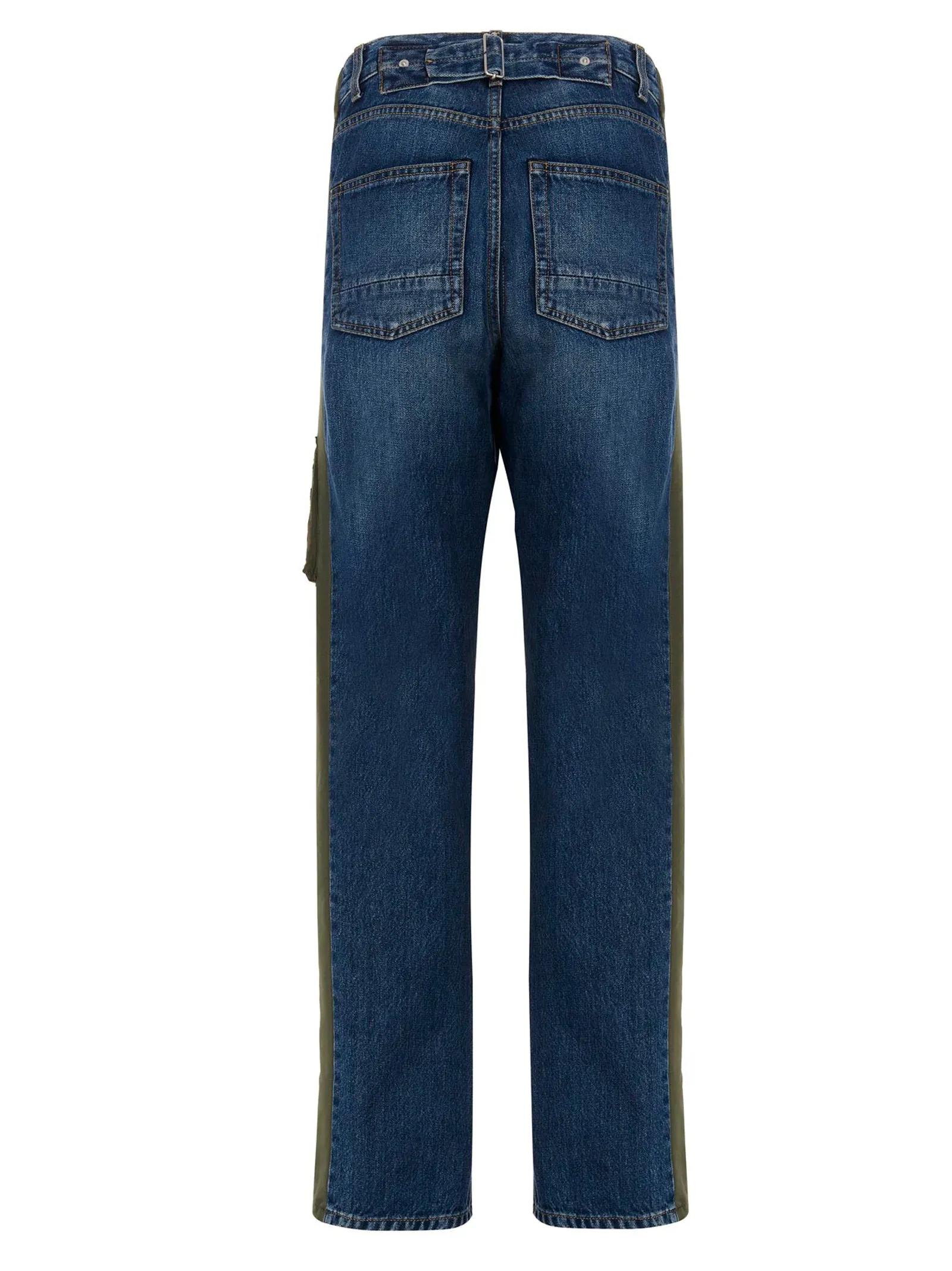 Alexander McQueen Panelled Straight Leg Jeans