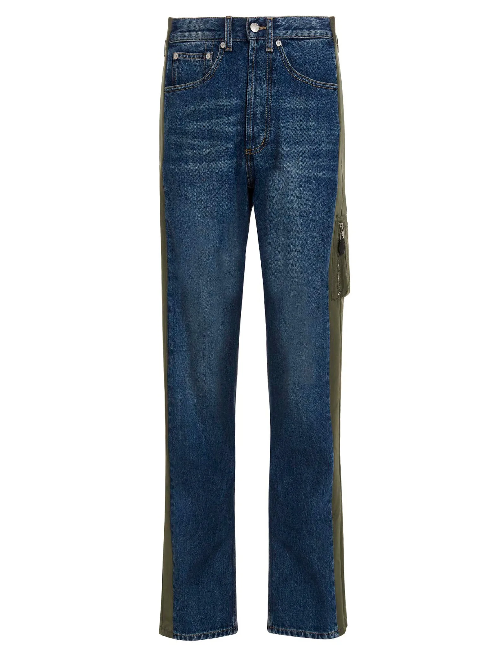 Alexander McQueen Panelled Straight Leg Jeans