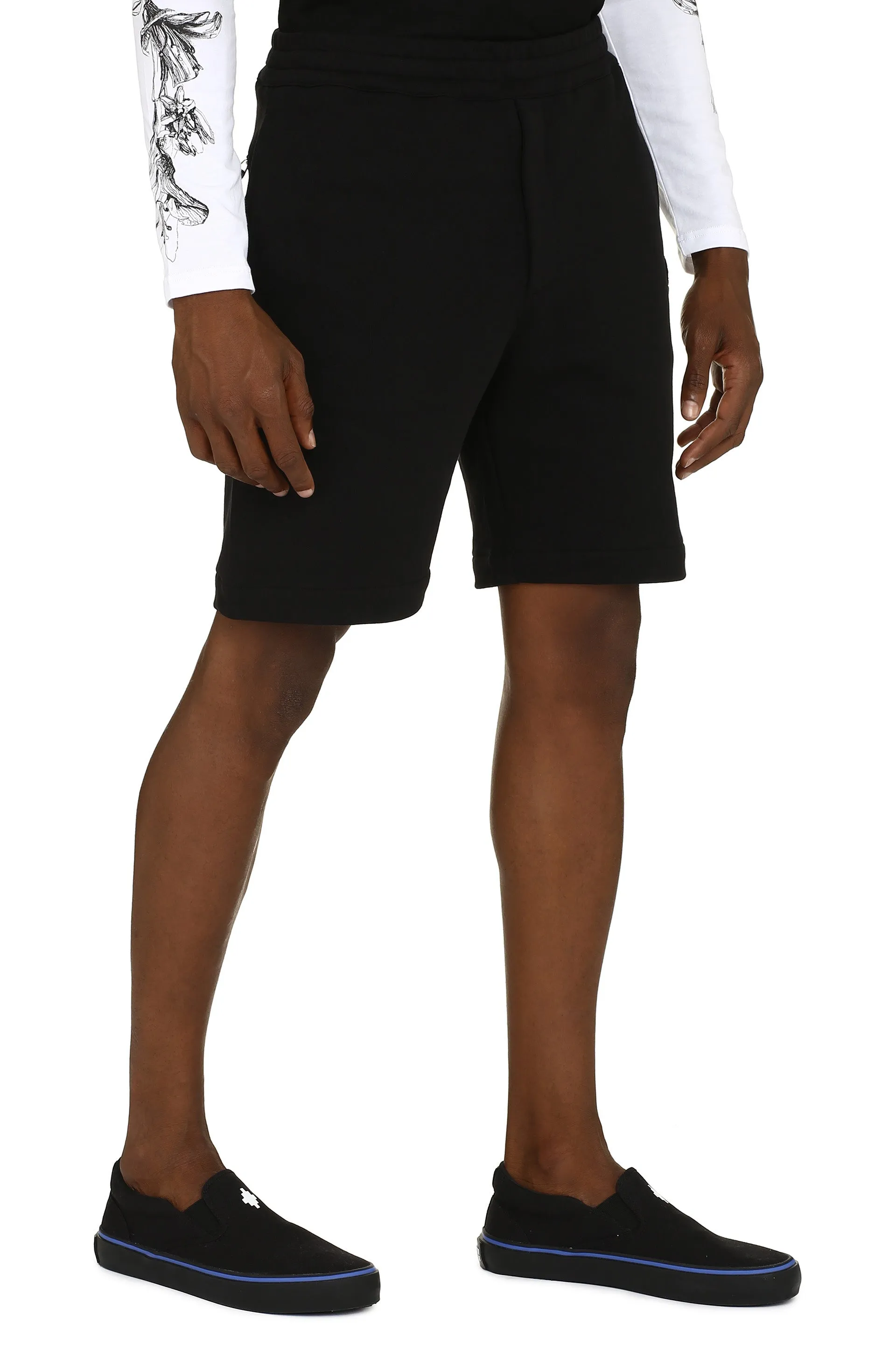 Alexander McQueen Skull Embroidered Track Shorts