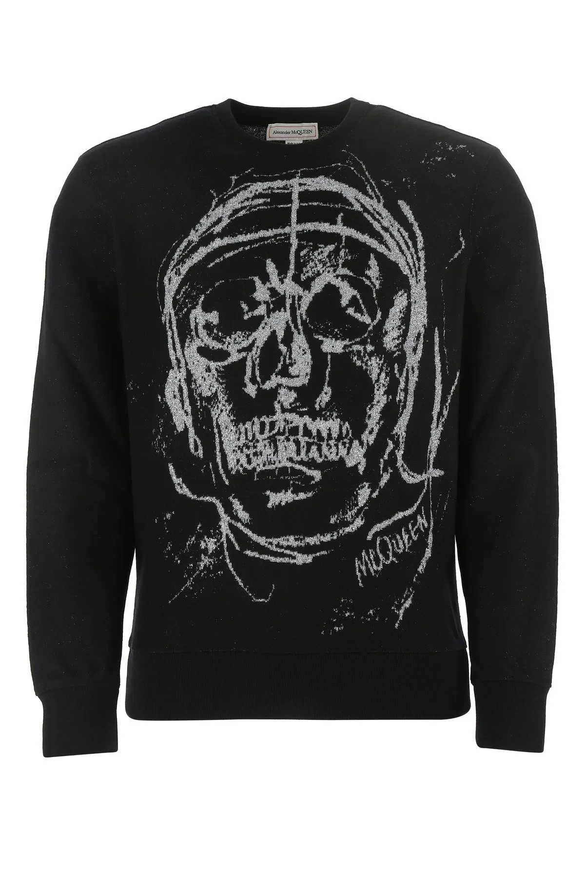 Alexander McQueen Skull Lurex Sweater