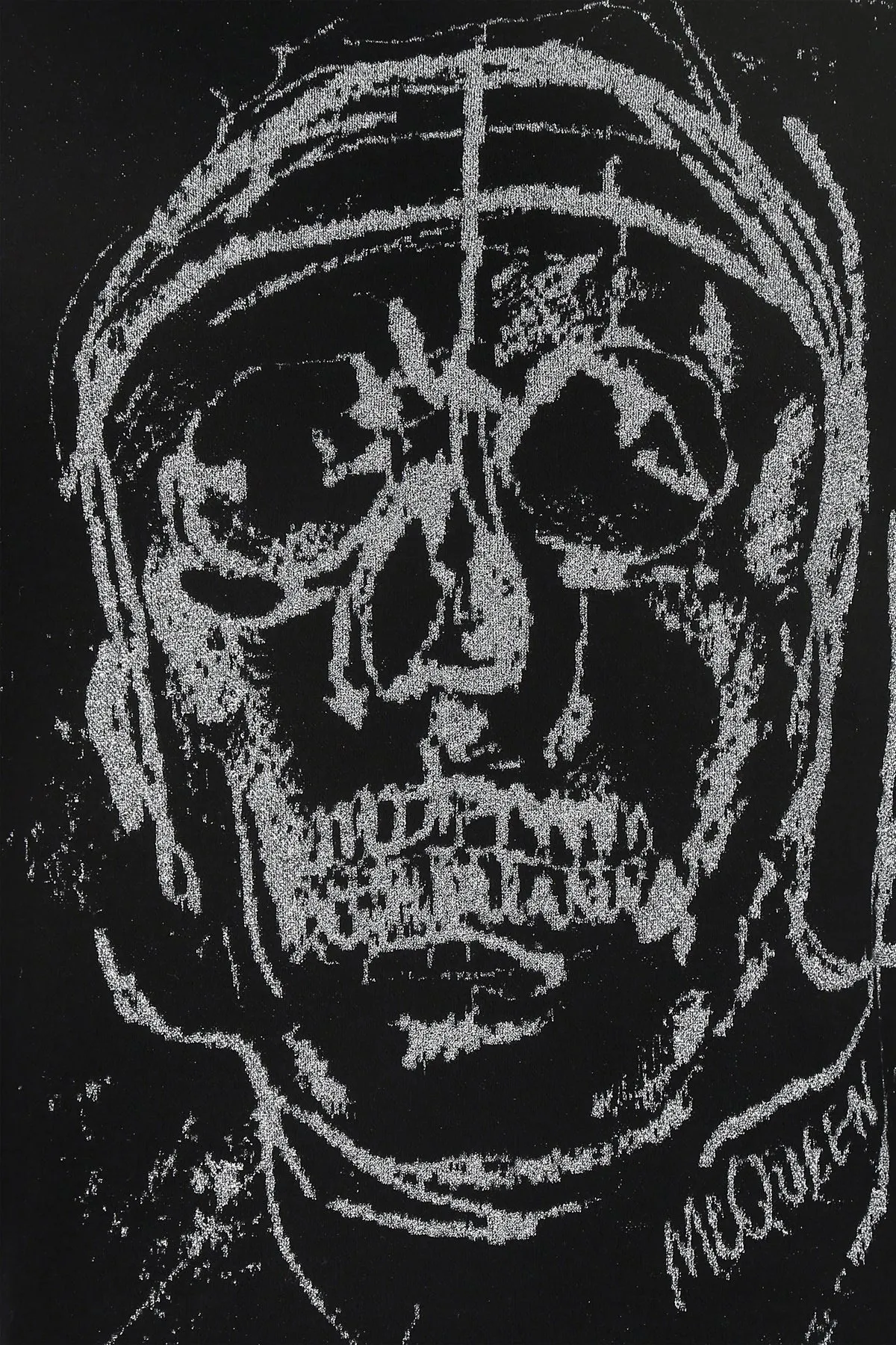 Alexander McQueen Skull Lurex Sweater