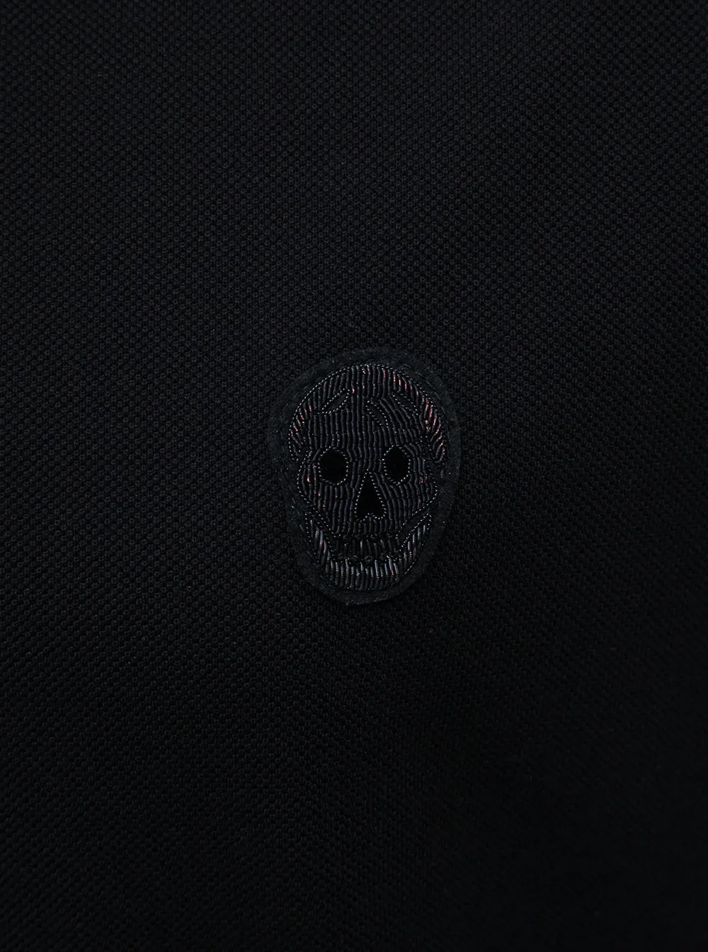 Alexander McQueen Skull Patch Polo Shirt
