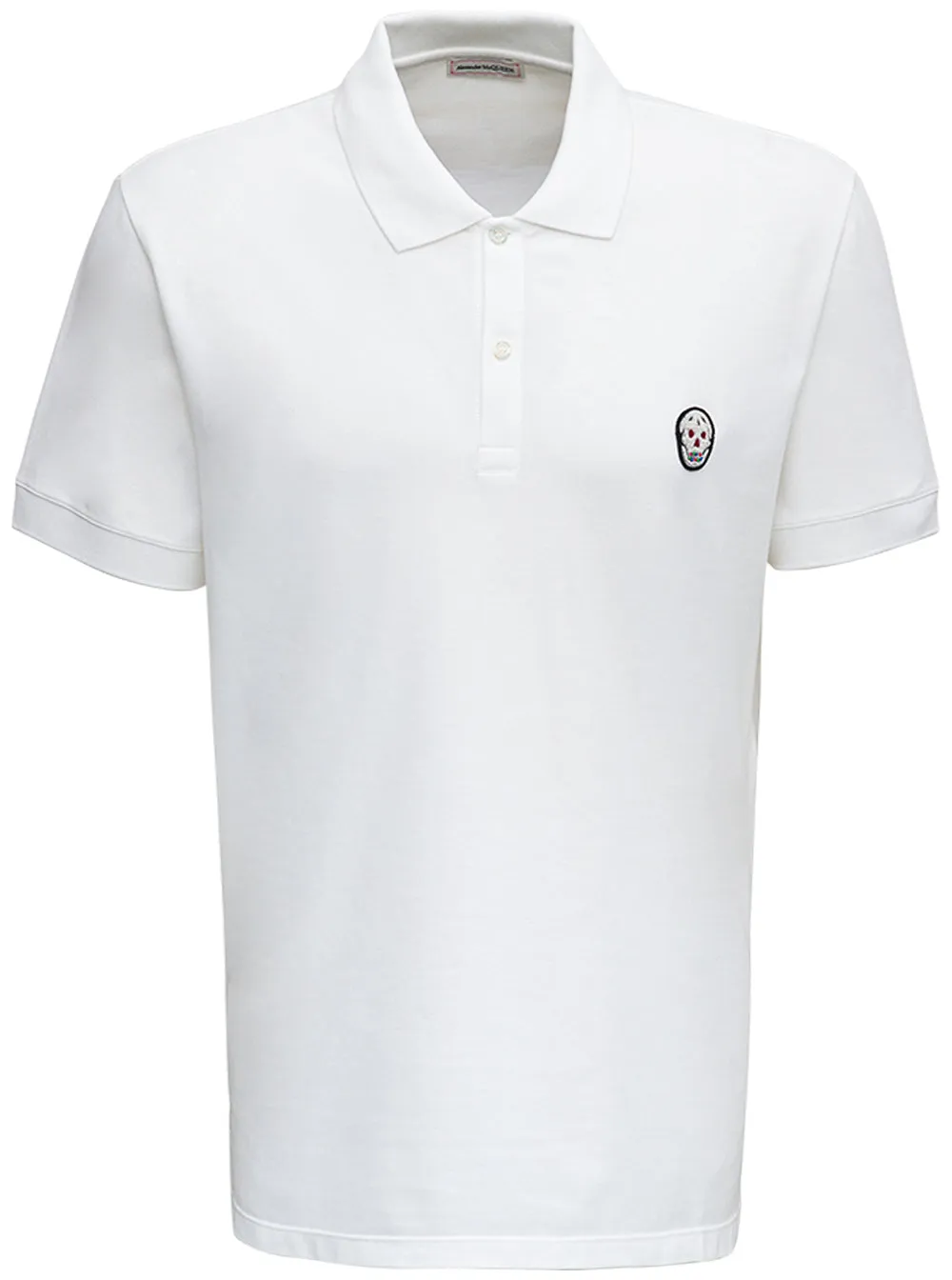 Alexander McQueen Skull Patch Polo Shirt