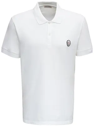 Alexander McQueen Skull Patch Polo Shirt