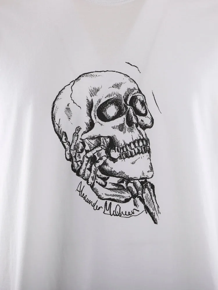 Alexander McQueen Skull Print Crewneck T-Shirt