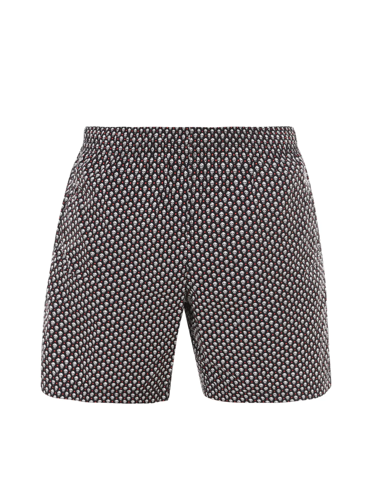 Alexander McQueen Spotted Skull Print Swim Shorts