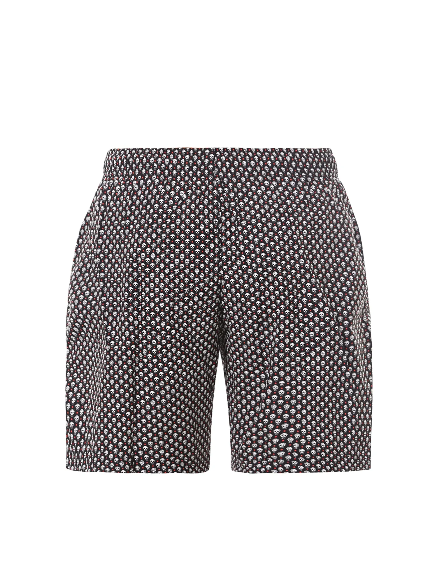 Alexander McQueen Spotted Skull Print Swim Shorts