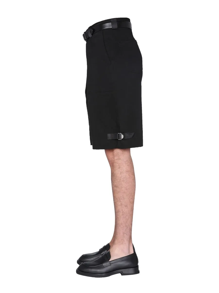 Alexander McQueen Strap Detailed Shorts