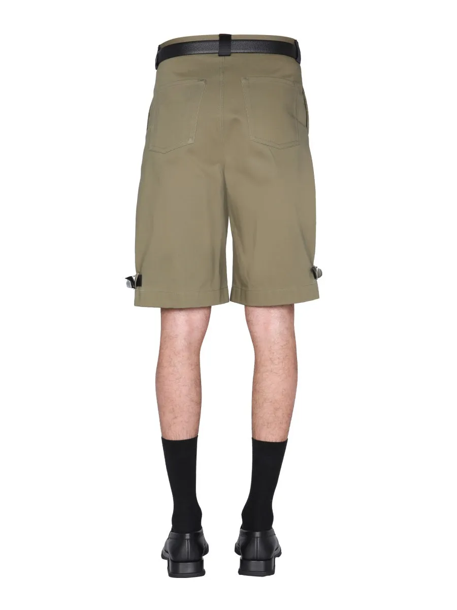 Alexander McQueen Strap Detailed Shorts