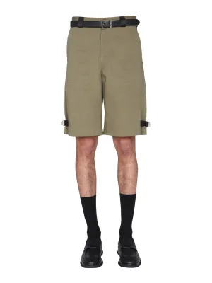 Alexander McQueen Strap Detailed Shorts