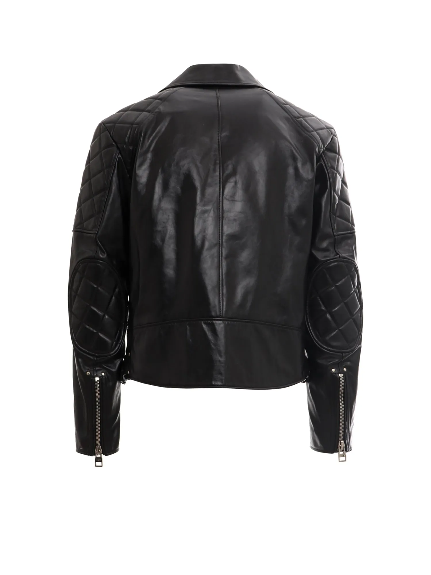 Alexander McQueen Zip Detailed Biker Jacket