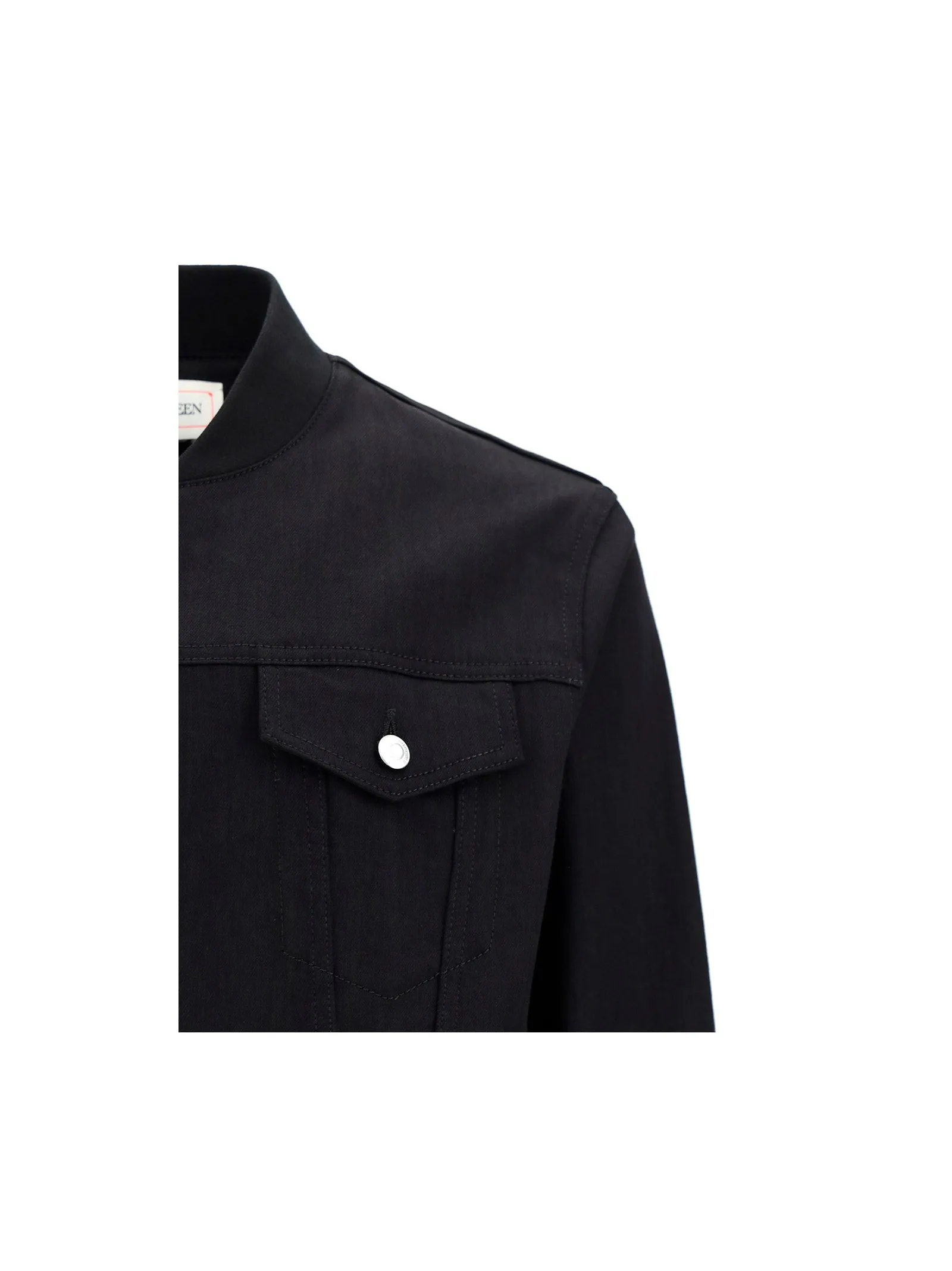 Alexander McQueen Zip-Up Denim Jacket