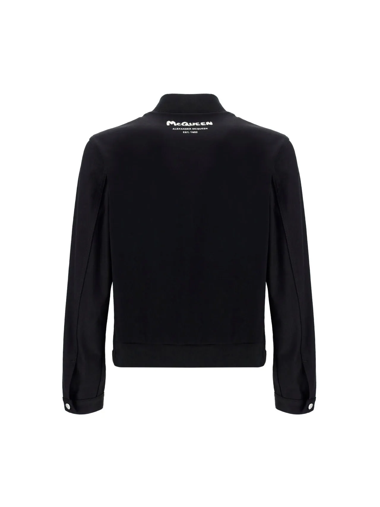 Alexander McQueen Zip-Up Denim Jacket