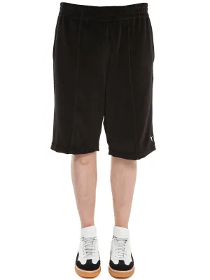 Alexander Wang Chenille Logo Embroidered Cargo Shorts