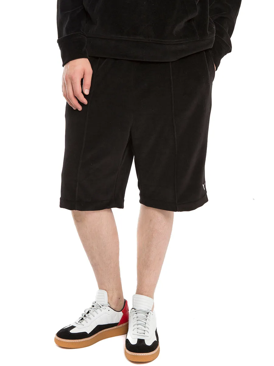 Alexander Wang Chenille Logo Embroidered Cargo Shorts