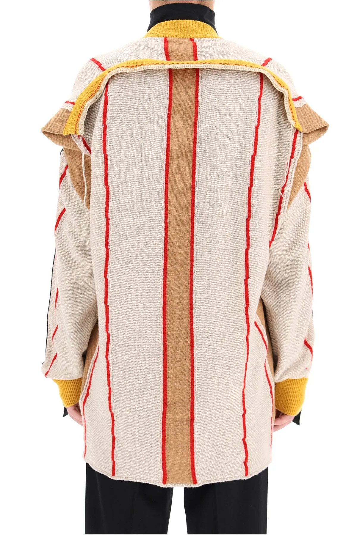 Ambush Deconstructed Striped Sweater