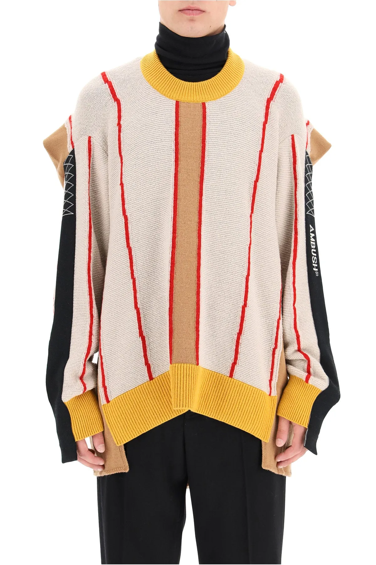 Ambush Deconstructed Striped Sweater