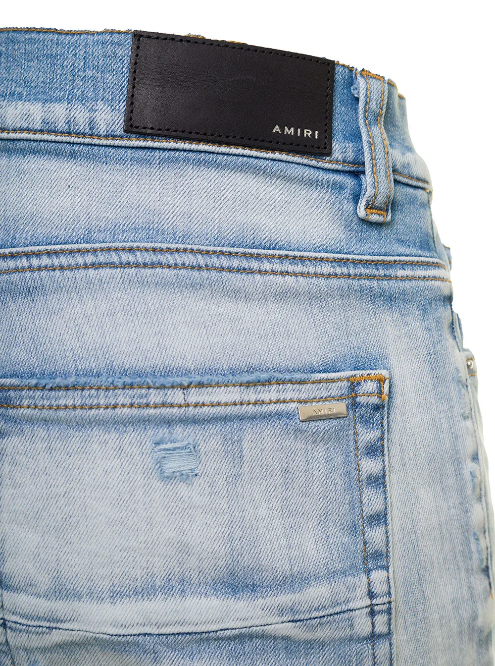 Amiri Distressed Skinny Cut Jeans