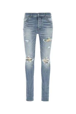 Amiri Distressed Slim Fit Jeans
