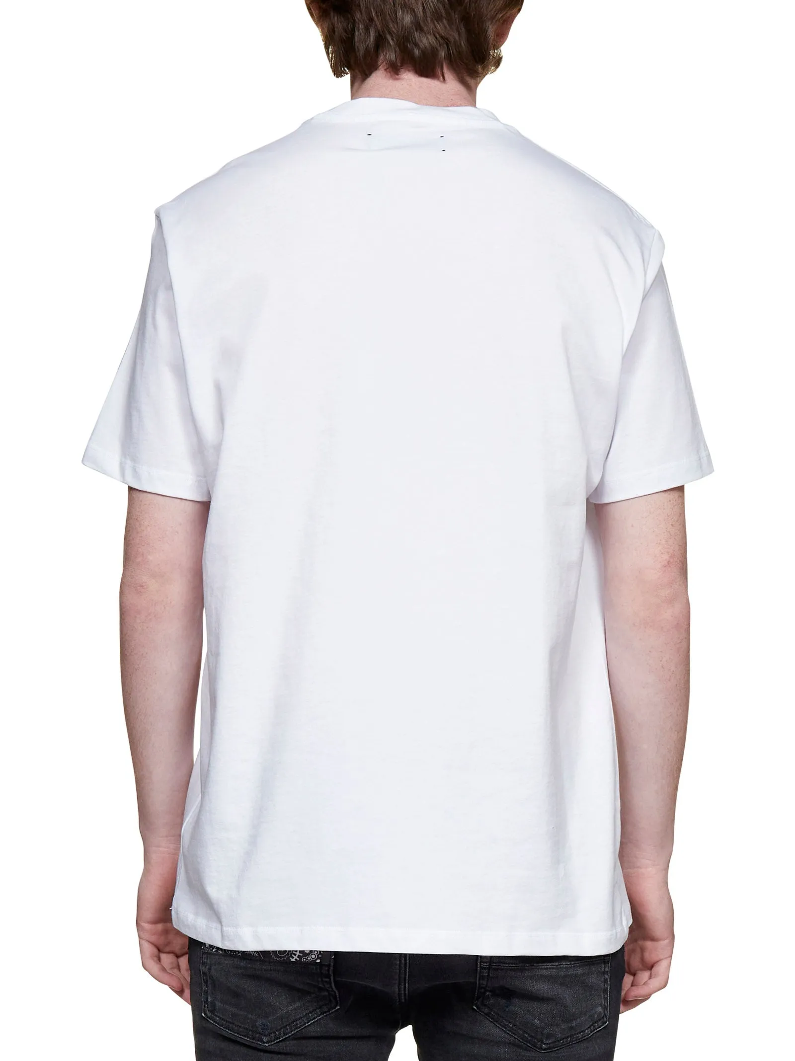 Amiri Logo Printed Crewneck T-Shirt