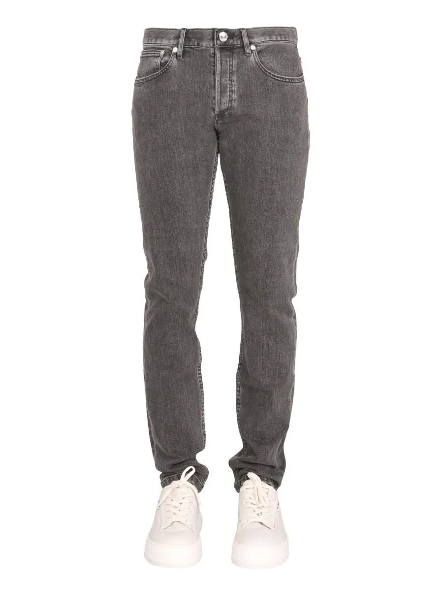 A.P.C. Buttoned Skinny Jeans