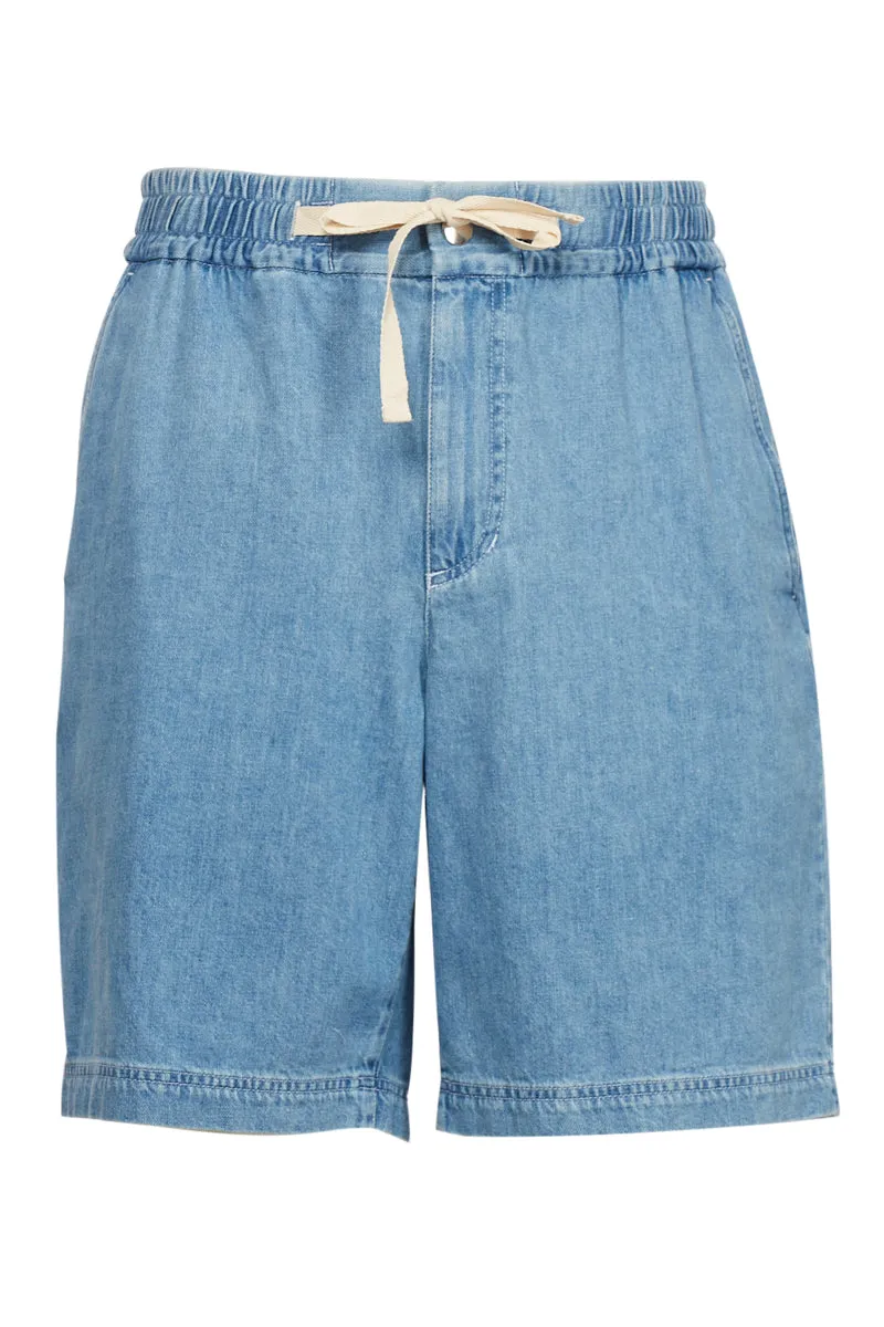A.P.C. Elasticated Waist Drawstring Denim Shorts