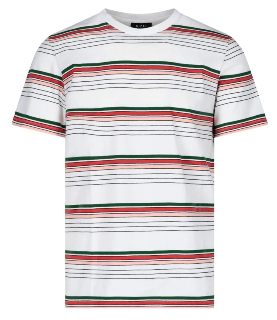 A.P.C. Striped Crewneck T-Shirt