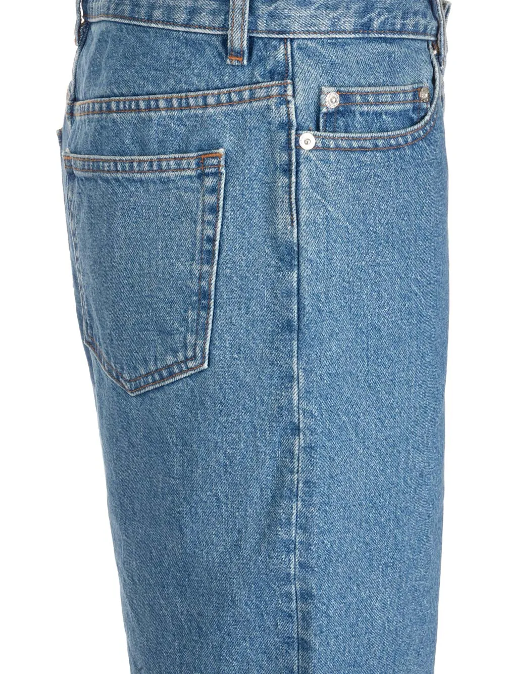 A.P.C. Washed Denim Shorts