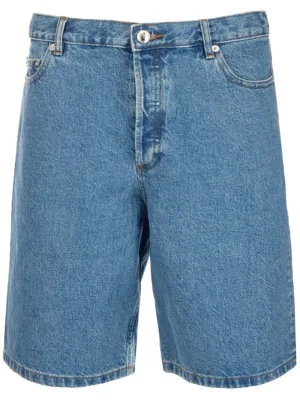 A.P.C. Washed Denim Shorts