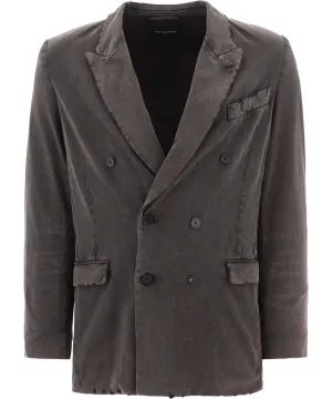 Balenciaga Slim Worn-Out Double-Breasted Jacket