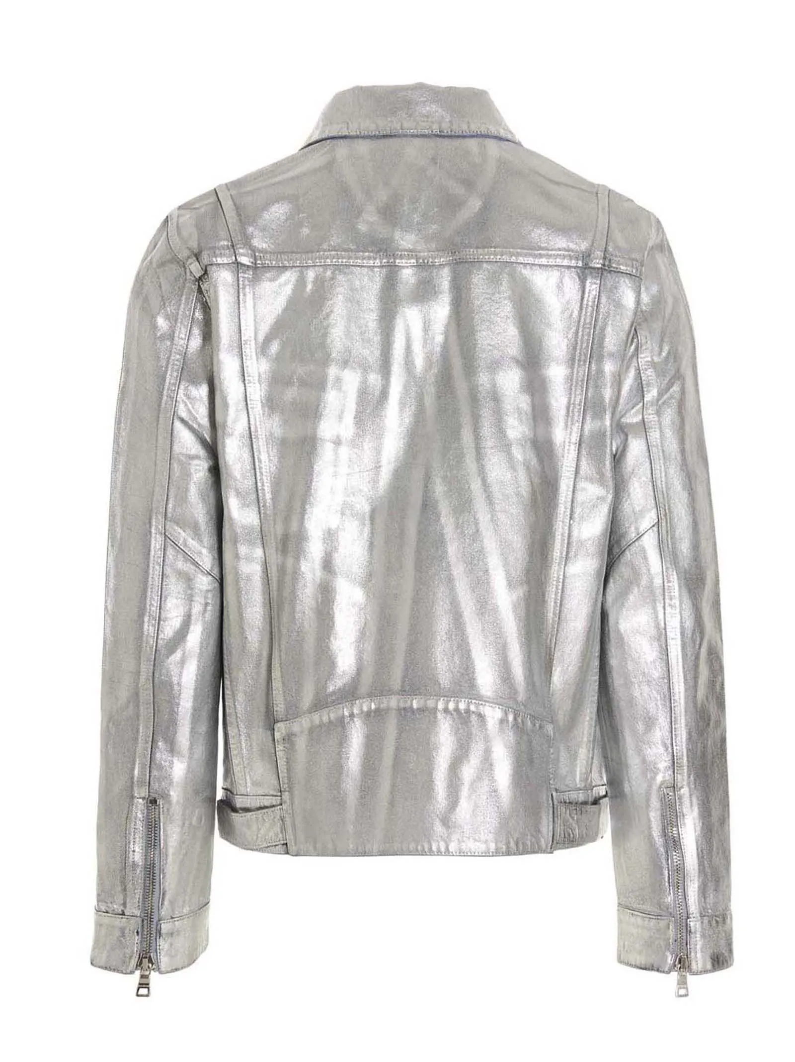 Balmain Logo Embossed Buttoned Denim Jacket