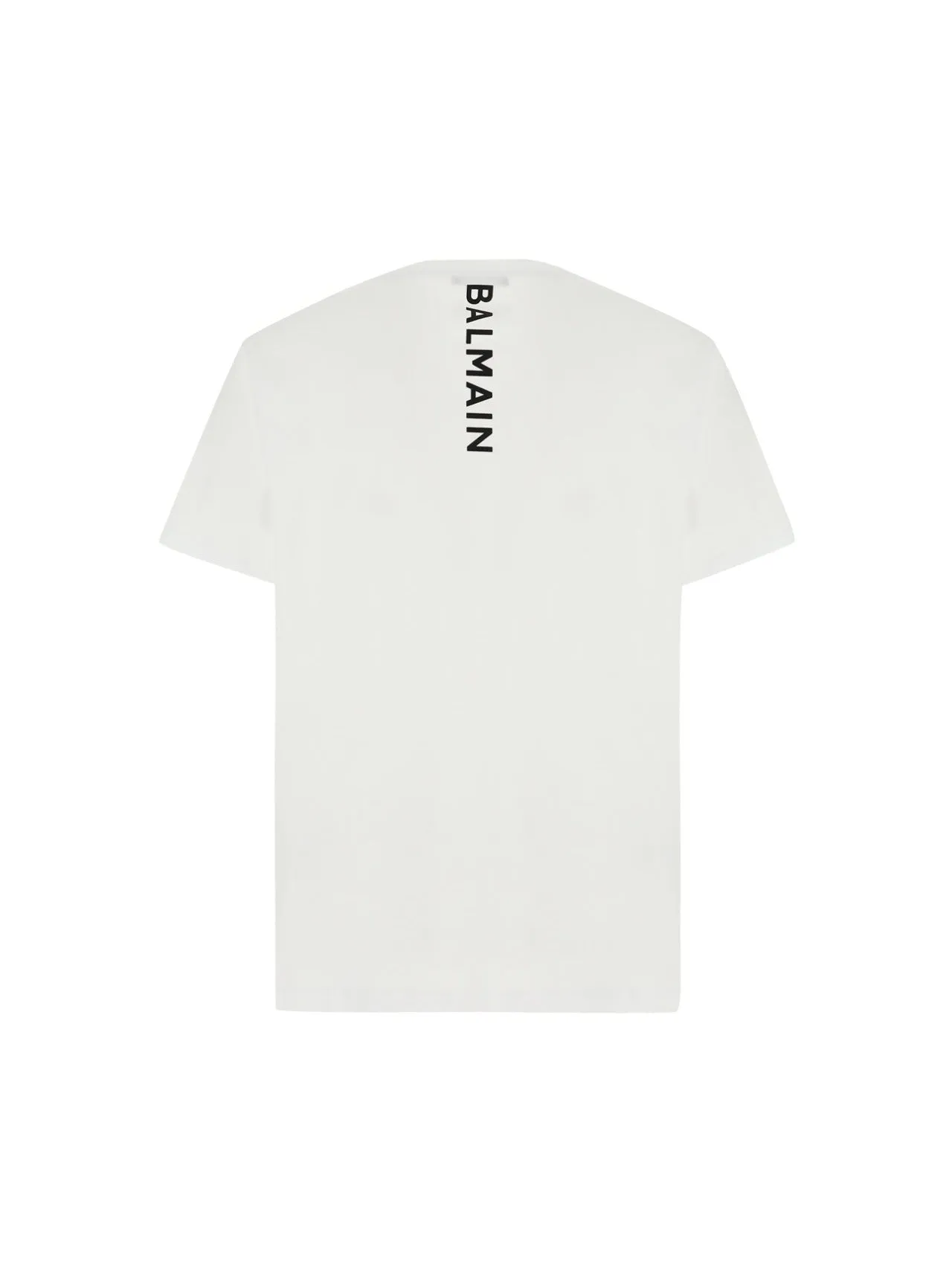 Balmain Logo Patch Crewneck T-Shirt