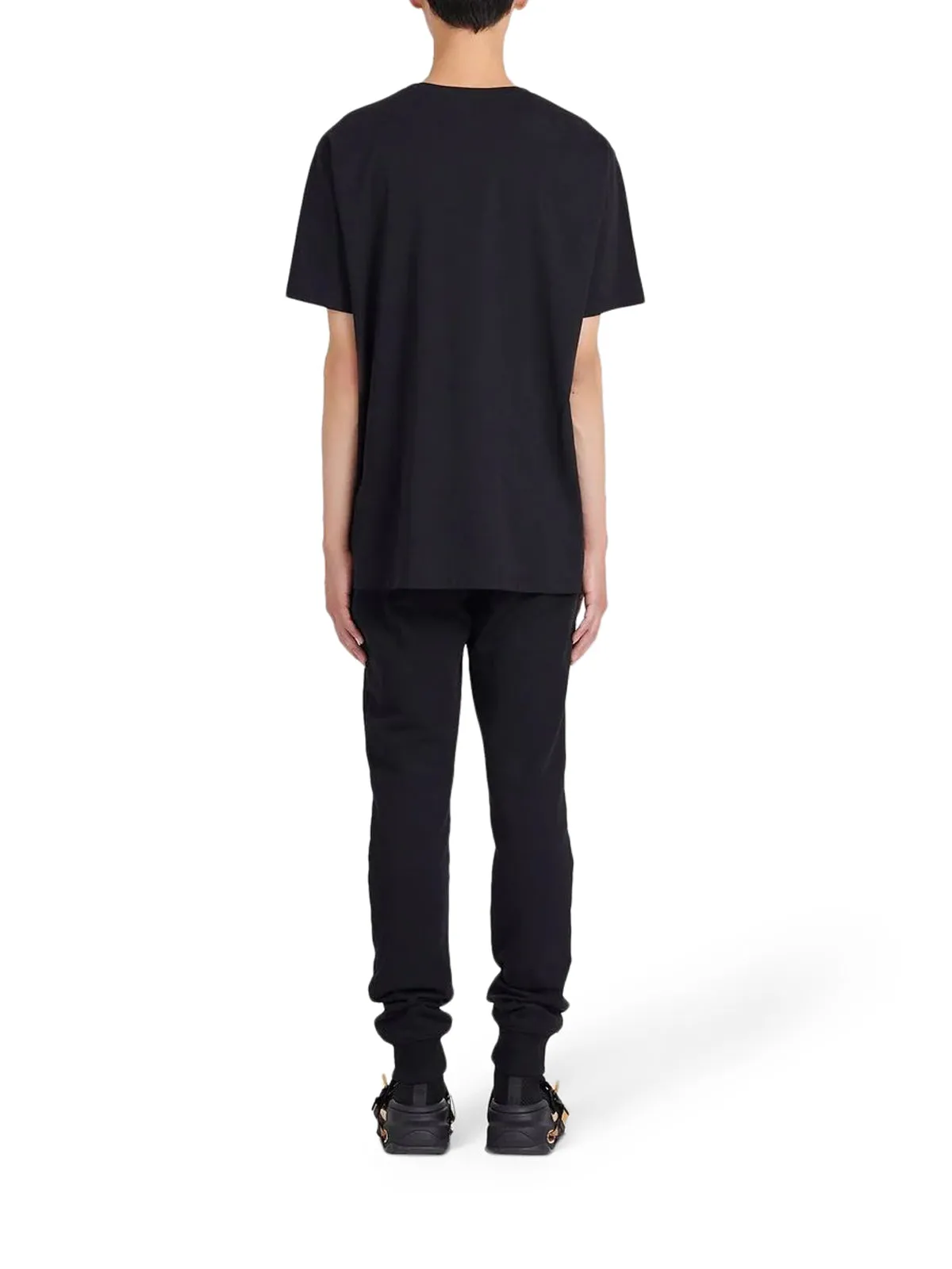 Balmain Logo Printed Crewneck T-Shirt