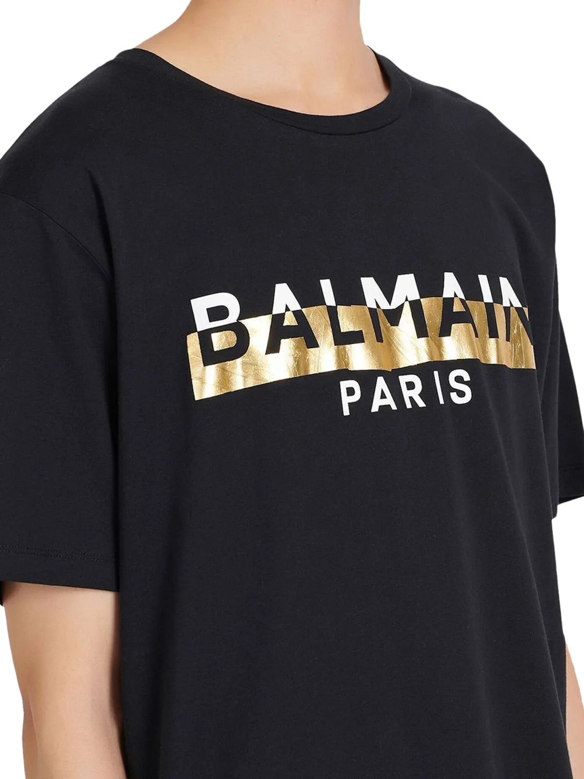 Balmain Logo Printed Crewneck T-Shirt