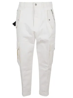Balmain Mid-Rise Tapered Cargo Pants