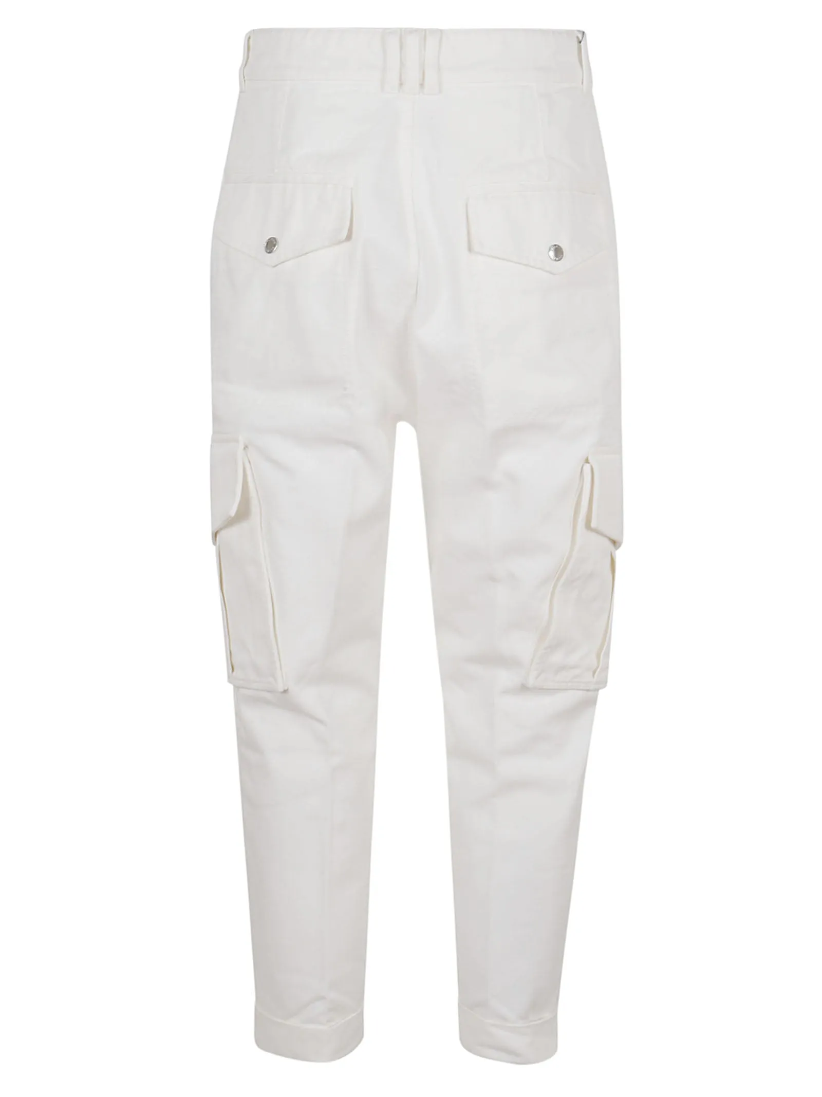 Balmain Mid-Rise Tapered Cargo Pants