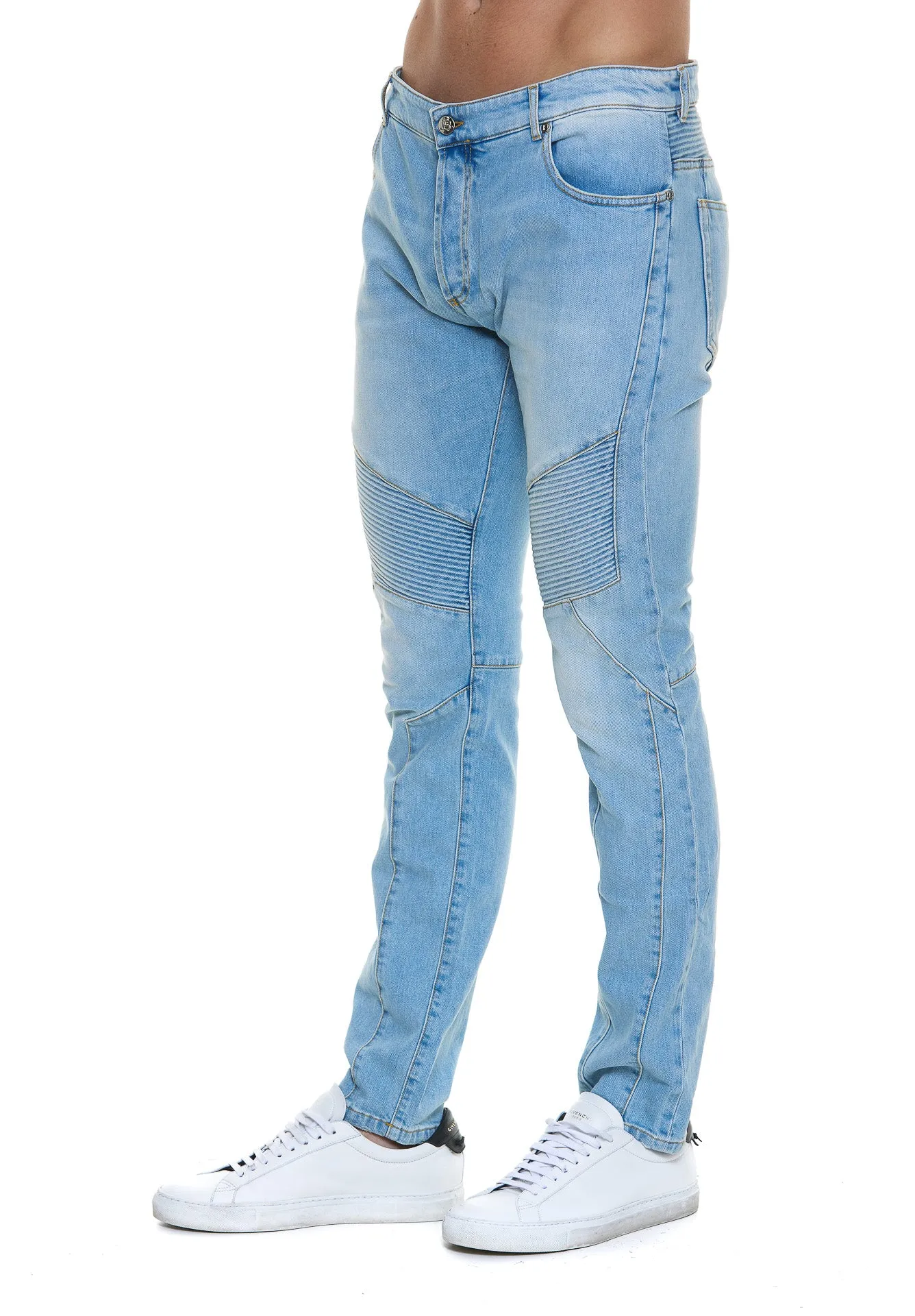 Balmain Slim Fit Mid-Rise Jeans