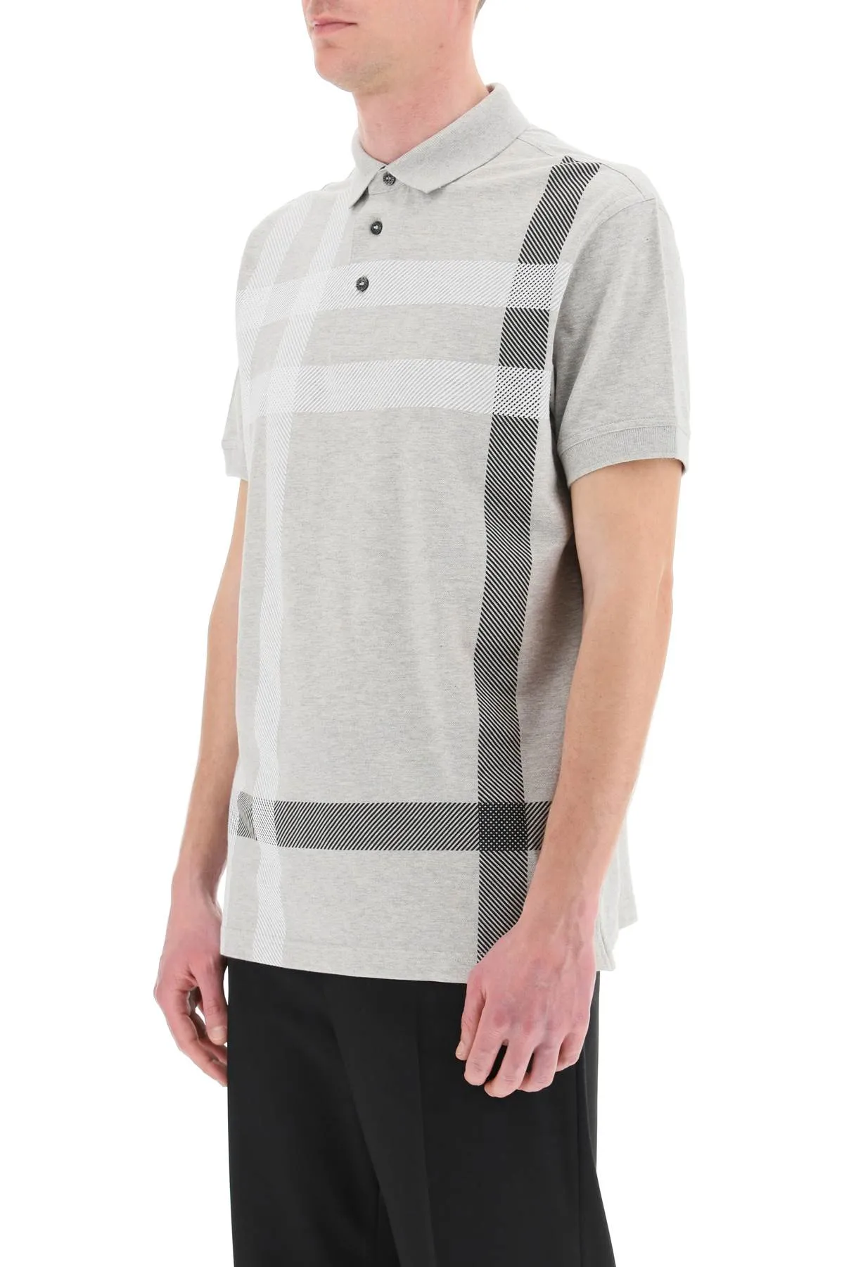 Barbour Large-Check Short-Sleeved Polo Shirt